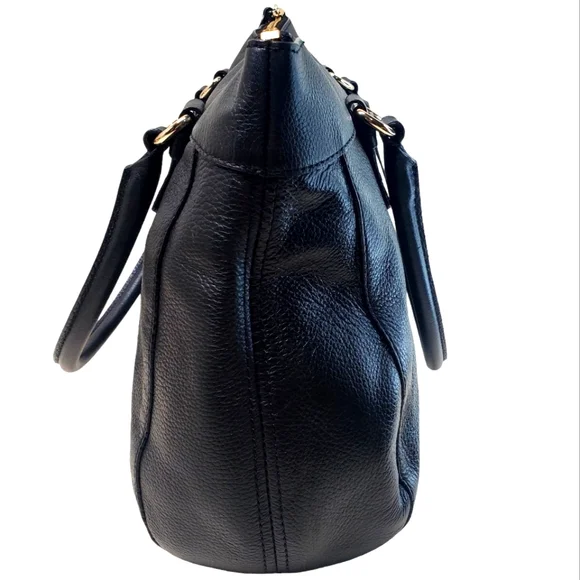 KATE SPADE Berkshire Road Teegan Black Pebbled Leather Shoulder Bag Purse - Picture 3 of 11